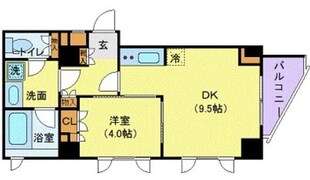 CITY SPIRE若松町の物件間取画像